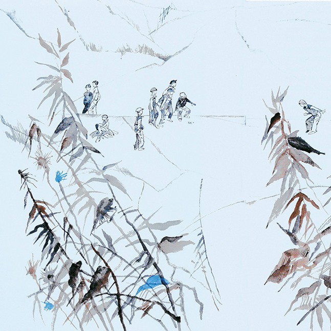 Уроки французского. Иллюстрация В.Л. Гальдяева,2014 г.