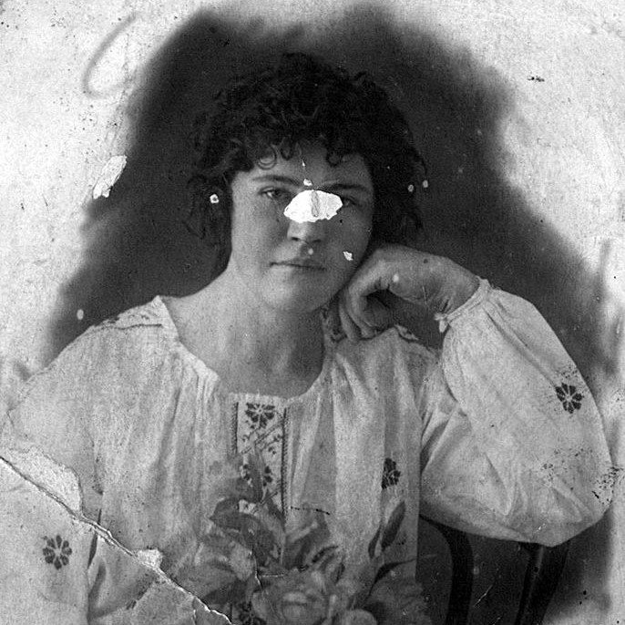 Нина Ивановна Распутина, мать писателя. Из семейного архива В.Г.Распутина.